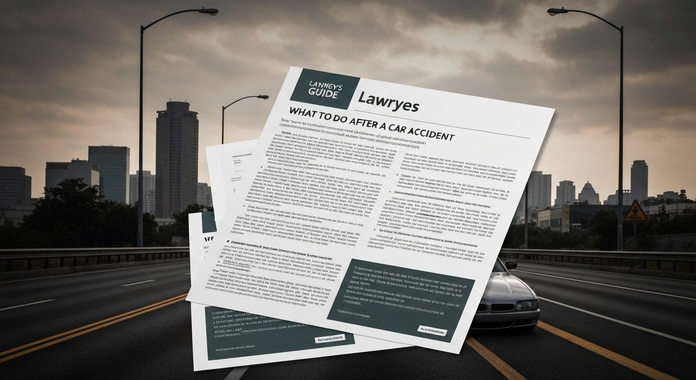 what to do after a car accident lawyer guide - What to Do After a Car Accident: Lawyer's Guide 2026